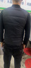 罗蒙羽绒全身加热马甲男电暖马夹充电带自动发热衣服智能温控电热背心 黑色 经典款：2万毫安 原装电池 M 实拍图