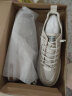 灵犀牛冰丝布男鞋夏季透气防臭老北京布鞋男士夏天运动鞋子男帆布板鞋潮 米色 43 实拍图