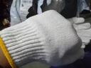 百舸 劳保棉线手套 加厚加密纯棉纱工地车间干活耐磨 600g 10双 CW442892 实拍图