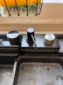 希箭洗洁精按压器水槽用不锈钢皂液器厨房洗菜盆洗涤剂按压取器黑色 实拍图