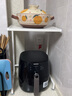 DAPAI HOME厨房电饭煲置物架空气炸锅电器分层小家电台面烤箱多功能收纳架子 【加高款】白色-小号 实拍图