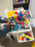 星涯优品 儿童玩具积木桌大颗粒多功能游戏学习桌拼装男女孩生日礼物 实拍图