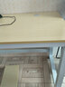 福红龙【现货秒发】电脑桌台式家用现代简约写字桌办公学习简易书桌 白枫色+白架 长100*宽60*高73 实拍图