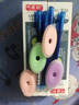 听雨轩 可擦笔芯摩易擦笔芯小学生晶蓝色可擦笔热可察0.5mm黑色可擦中性笔替换芯女可爱魔力擦芯 晶蓝可擦笔芯20支/盒 实拍图