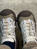骆驼（CAMEL）丑萌鞋女时尚厚底潮流拼接运动鞋户外登山鞋 L24A469693 米/银/咖 39 实拍图