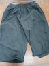 盛行风夏季中年男士纯棉短裤休闲宽松七分裤子大码外穿工装中老年爸爸装 军绿色+卡其色 XL 建议(120斤至140斤) 实拍图