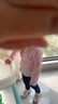 艾舞戈儿童舞蹈服长袖小外套女童跳舞披肩练功服上衣 粉色-厚绒 M码 实拍图