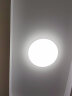 雷士照明led吸顶灯卧室阳台吸顶灯入户过道灯玄关灯灯具厨房卫生间吸顶灯 【皓月】12W 白光直径26cm 实拍图
