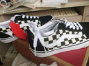VANS范斯官方 Ward黑白棋盘格街头风拼接女鞋板鞋 黑白棋盘格 34.5 实拍图