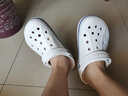 卡骆驰（crocs）洞洞鞋男鞋女鞋 25夏季新款贝雅拖鞋轻便透气情侣鞋沙滩鞋凉鞋 骨白经典克骆格/现货速发 38 -39 /M6W8/240mm 实拍图