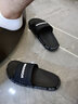 回力韩版凉拖鞋情侣款四季一字浴室居外穿防滑耐磨拖鞋HL1203黑色41码 实拍图