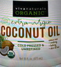 Viva Naturals美国进口天然有机无糖冷榨椰子油食用烘焙原料初榨护肤护发卸妆 椰子油473ml 实拍图