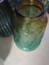 盛世泰堡 玻璃花瓶插花瓶干花满天星仿真花水养植物水培容器小花瓶客厅装饰桌面摆件 竖棱款21cm 实拍图