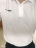 鸿星尔克（ERKE）男装短袖t恤2025夏季红星男士polo衫休闲透气运动跑步上衣白色R 正白3094 L 实拍图
