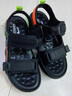 贵人鸟男童凉鞋2025夏季新款韩版小孩子儿童鞋中大童小童宝宝运动沙滩鞋 2119黑月桔 38（内长23.8/脚长23.3） 实拍图