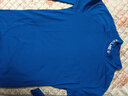 卡尔美（KELME）运动弹力紧身衣男加绒加厚保暖高领健身服足球打底衫男童 彩蓝 L/175 实拍图