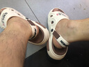JINGCE拖鞋男潮牌夏季外穿运动防滑踩屎感男士网红两穿厚底椰子一字凉鞋 米粽色【升级版】 41 【40-41同码】 实拍图