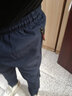 花花公子【两条装】休闲裤男士冰丝夏季薄款休闲运动裤男弹力直筒长裤子 灰色+蓝色【两条装】夏季薄款 3XL 建议145-160斤 实拍图