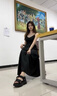 多菲尼森凉鞋女2024新款夏季厚底女鞋学生魔术贴休闲罗马凉鞋沙滩运动女鞋 凉鞋女【黑色-37】 实拍图