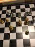 友邦（UB） 国际象棋黑白色磁性可折叠便携成人儿童学生培训教学用棋 4854A（金银圆角大号） 标配 实拍图