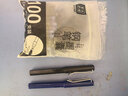 文阁书香 100支装墨囊换囊式钢笔送钢笔小学生钢笔办公商务签字笔直液3.4mm口径通用 墨囊蓝色100支【钢笔2支】 实拍图