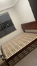 无印良品（MUJI）实木床 OA/WN 住宅家具简约 白橡木风格/黑胡桃风格 WN 加大双人 长212*宽184*高103.4cm 实拍图