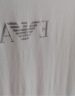 阿玛尼（ARMANI）奢侈品男装 男士时尚百搭休闲修身薄款短袖T恤单件打底 节日礼物 97926白色 L 实拍图