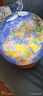 FUNGLOBE朋宸地球仪20cm小号儿童学生用初中生AR高清带灯小夜灯办公室台灯玄关摆件仿古礼品 30CM深蓝色带AR(720度中英文充电款)平面 实拍图