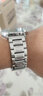 手表钢带男女士不锈钢手表带 金属蝴蝶扣代用名匠天梭力洛克卡西欧罗西尼系列精钢手表链配件 钢色 19mm 实拍图