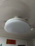 祎琳（yilin）吸顶灯罩 外壳圆形单独灯罩卧室阳台LED工程亚克力阻燃加套件 B全白灯罩+45cm 实拍图