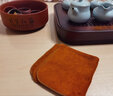 祥业 吸水茶巾 茶具配件 加厚 吸水性强 功夫茶具零配 茶道茶巾 黄色富贵花开 实拍图
