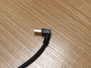 HD-LINK USB2.0 3.0延长线弯头90度直角L形弯头USB线公对母电脑车载手机数据线 USB 2.0线 【上弯】 0.3米 实拍图