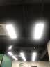 V-POWER LED办公室吊灯长条灯吸吊两用长方形条形灯工业风简约工作室会议 黑壳办公灯【1200*300】60W-白光 实拍图