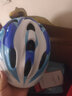 m-cro迈古溜冰鞋儿童轮滑护具护膝自行车滑板平衡车护具头盔7件套组合 蓝色护具+可调头盔+包 M(40-70斤使用)5-9岁 实拍图