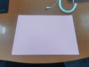 得力（deli）A4 80g浅红色粉红复印纸 彩色打印纸 儿童手工折纸剪纸彩纸 非硬卡纸 100张/包7757【经典热销】 实拍图