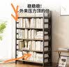 溢彩年华书架钢木储物架收纳架移动一体靠墙学生儿童立式书柜4371-大5层 实拍图