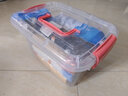 皇冠花 高透明收纳盒小号收纳箱零食整理箱塑料盒子有盖手提储物箱箱子 【透明小号】长26宽19高16cm 实拍图