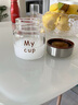 畅印 韩版迷你水杯女可爱小巧玻璃杯学生便携水瓶配杯套小清新随手杯 MY CUP 咖啡 150毫升（带杯套） 实拍图