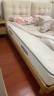 源氏木语实木床卧室橡木双人床奶油白灯芯绒简约主卧软包床1.8*2.0米 晒单实拍图
