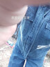 众安凯达焊工立领加厚牛仔工作服套装男内衬双层耐磨劳保服电焊工工装厂服 秋冬双层内衬款套装 XL (175) 实拍图
