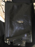 赫泽琼斯手包男进口意大利手腕包休闲个性软皮手拿包时尚手包商务手机包 黑色小号款 实拍图