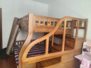 莱客轩（免费安装）上下床美式双层实木高低 上铺160下铺180梯柜款 晒单实拍图