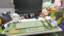 摩天手(Mofii)666 无线键盘鼠标套装 超薄圆形可爱 家用办公无线打字 少女心笔记本外接键盘 绿色混彩 晒单实拍图