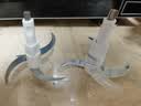 适用2升小熊绞肉切碎机刀头刀片配件B02Q1/B03E1/B03H2/C03A1高11.5cm 2L分体刀（梅花孔）【1副】 高11.5cm 实拍图