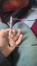 MLEN网红同款痞帅高颜值痞帅理工男女半框眼镜近视素颜百搭近视眼镜 3659黑银框双眼近视500度 实拍图