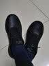 斯凯奇（Skechers）男鞋2026新款秋季闪穿鞋皮鞋全黑简约百搭运动休闲商务鞋 深褐色/COC  43 实拍图