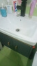 优莱可可【上门安装】浴室柜卫生间家用太空铝小户型一体洗脸盆柜组合陶瓷 50cm灰平板盆柜全套不配镜宽36 自行安装 实拍图