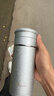 梵科（Fanke）茶水分离保温杯陶瓷内胆焖茶杯高档水杯男女户外车载茶杯礼物杯子 陶瓷内胆-冰裂银 400ml 实拍图