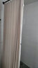 未来式浴帘防霉免打孔卫生间浴室隔断帘折叠高档淋浴隔断防水帘干湿分离 【帘+杆】米白色-双侧磁吸 适用150-180墙距 帘宽1.8米高2米 实拍图