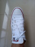 匡威（Converse）官方All Star经典帆布男女低帮休闲运动小白鞋101000 101000/白色 41 实拍图